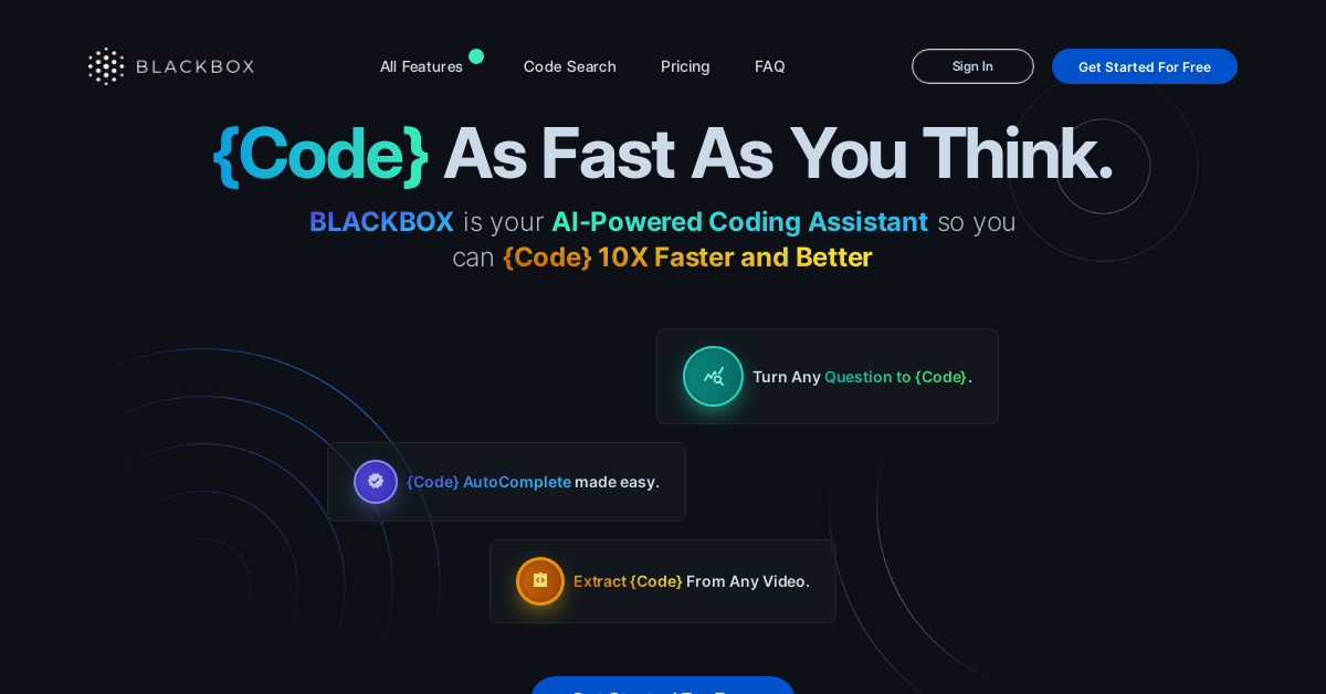 useblackbox.io : {Code} As Fast As You Think