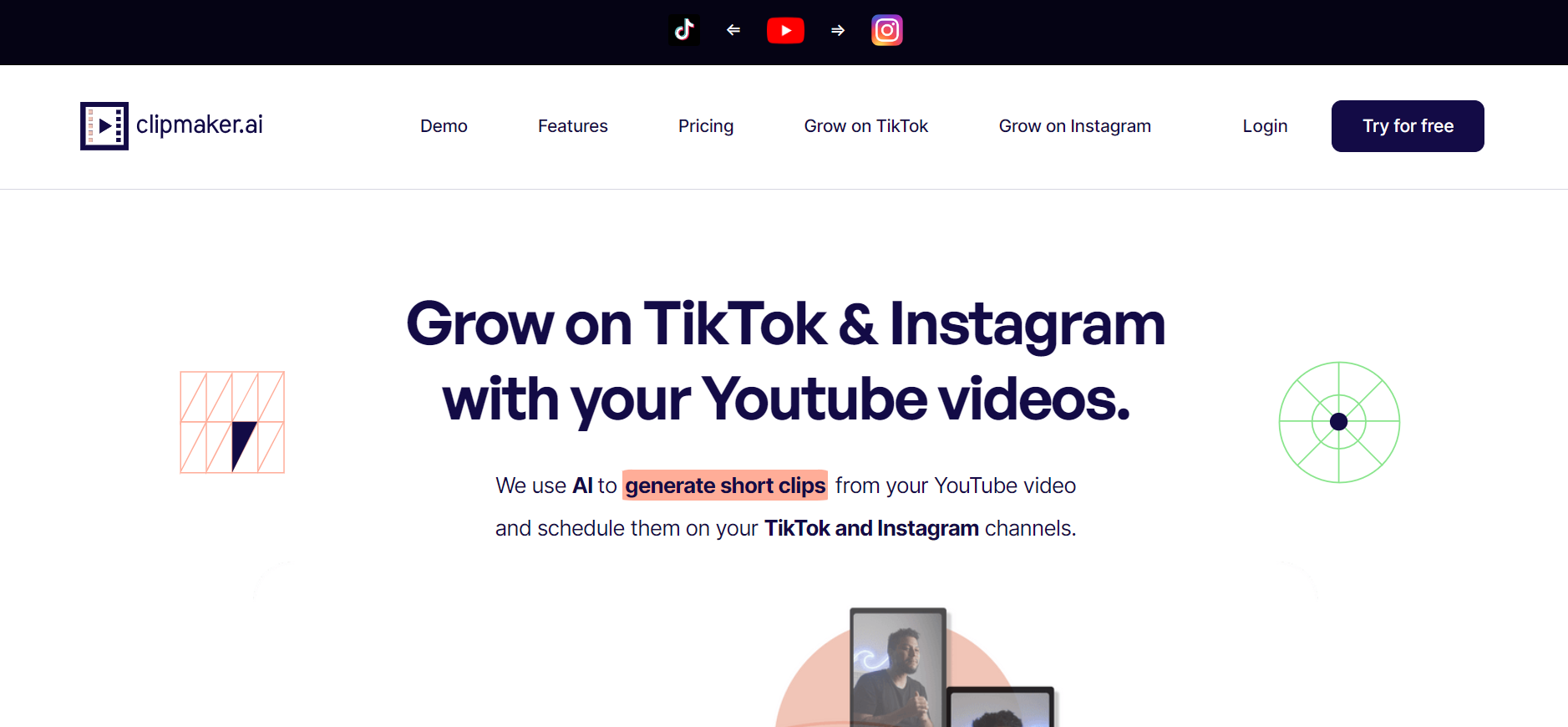 Clipmaker.ai: Supercharge Your TikTok and Instagram Growth