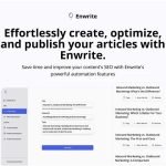 Enwrite: Empowering Effortless Article Creation and Optimization