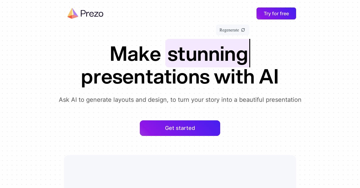 Prezo.ai: Elevate Your Presentations with AI