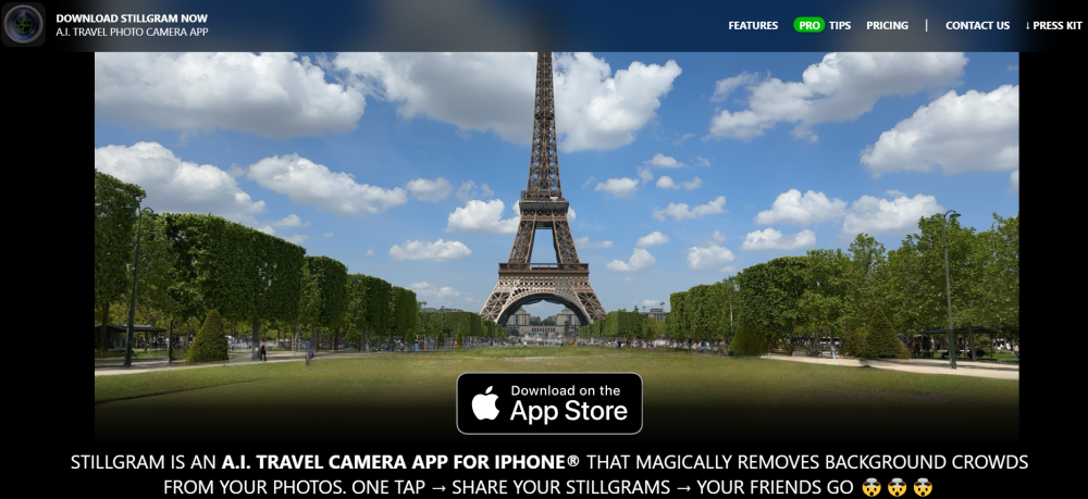 Stillgram.io: A.I. Transforms Travel Photos by Removing Crowds