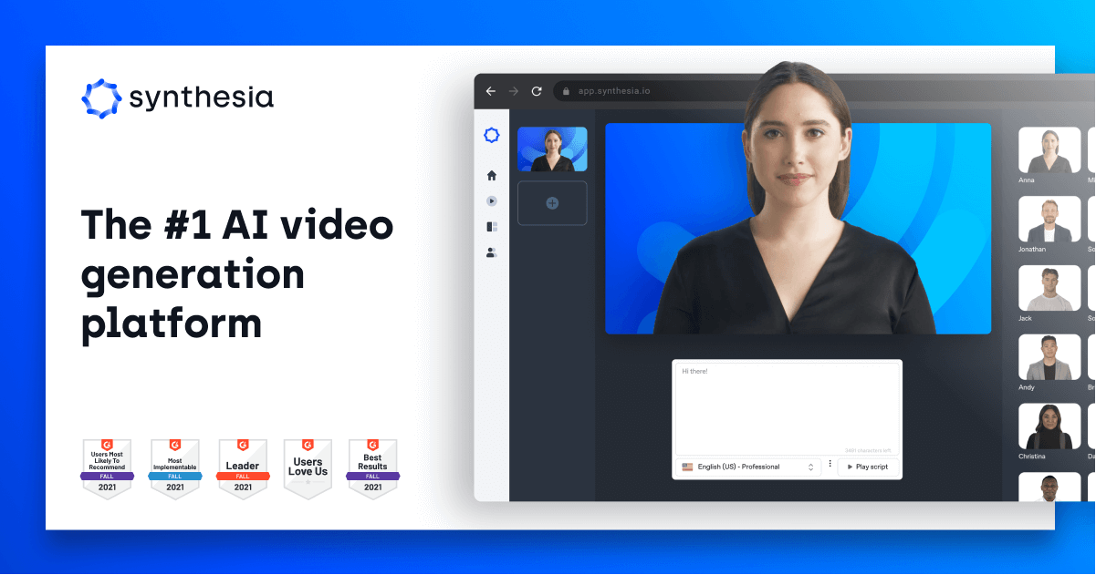 Synthesia.io: Create Professional Videos in Minutes