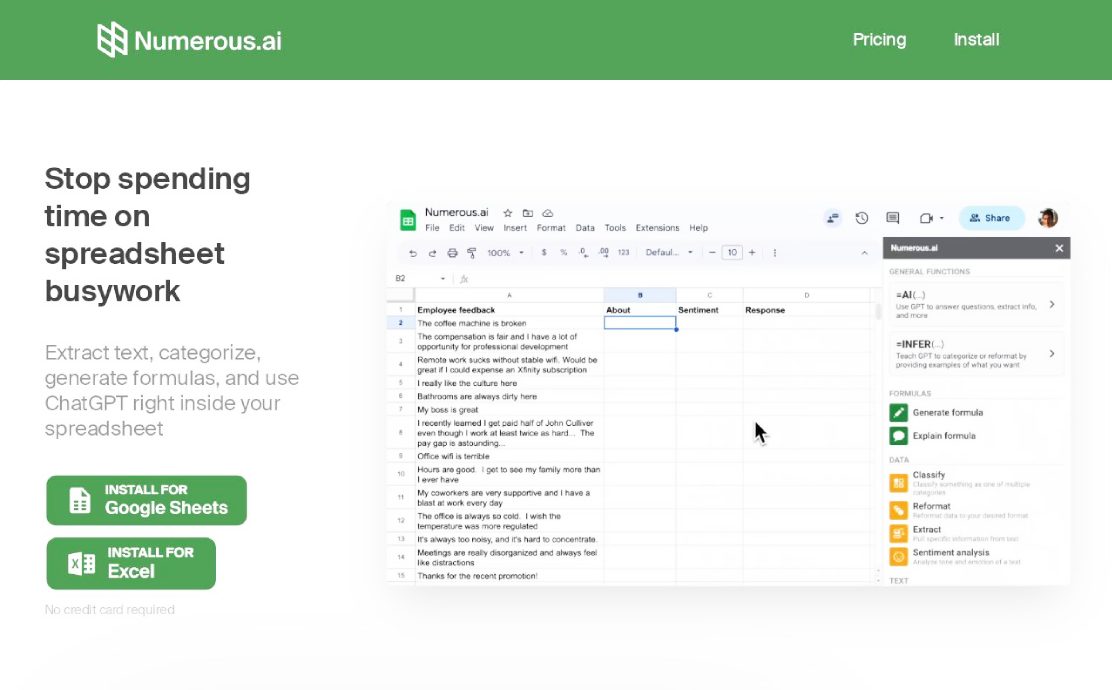 Revolutionizing Data Management with AI-Integrated Spreadsheets