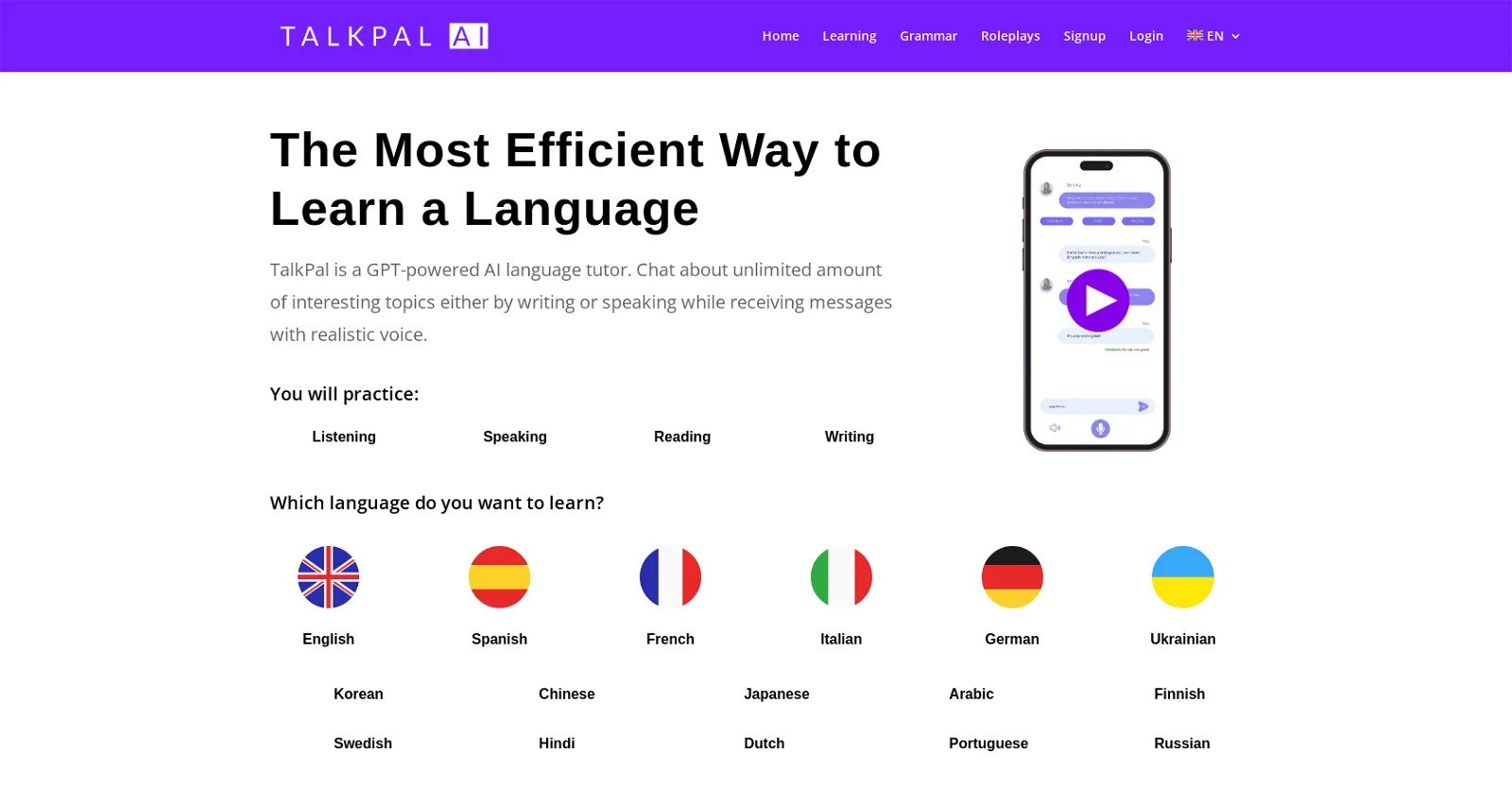 Maximize Language Learning Efficiency with TalkPal AI