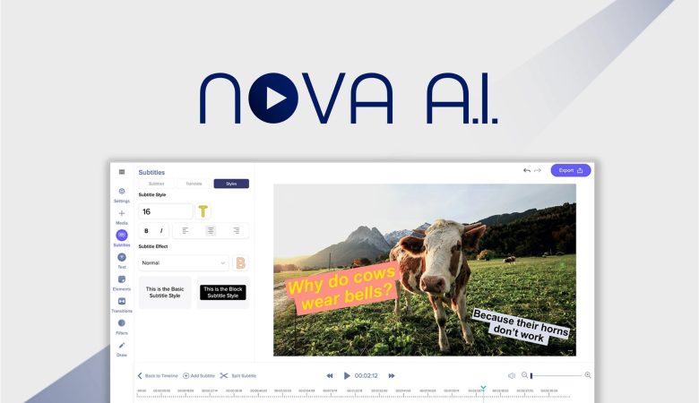 Launch Into the Video Editing Universe with Nova A.I.