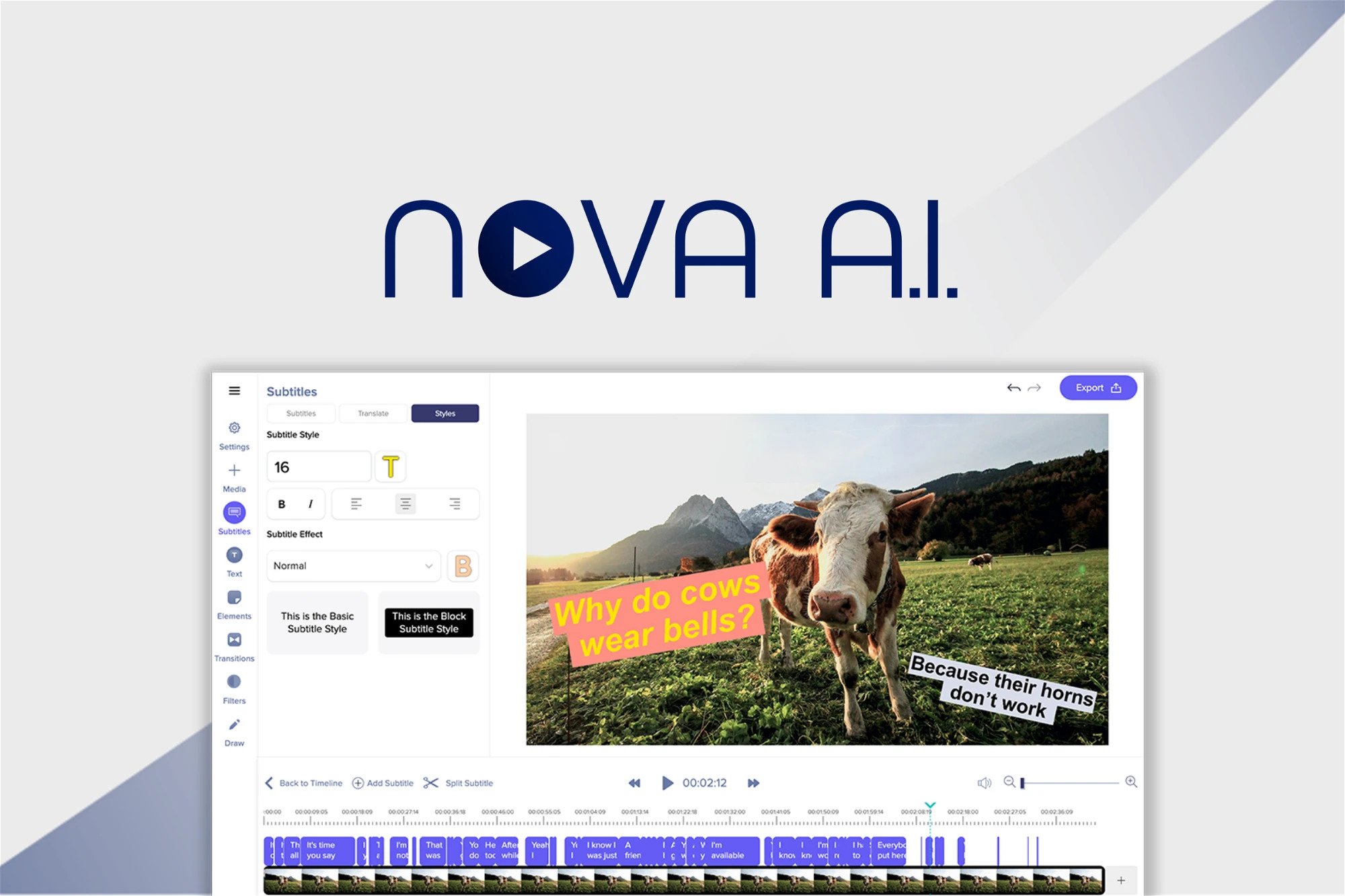 Launch Into the Video Editing Universe with Nova A.I.