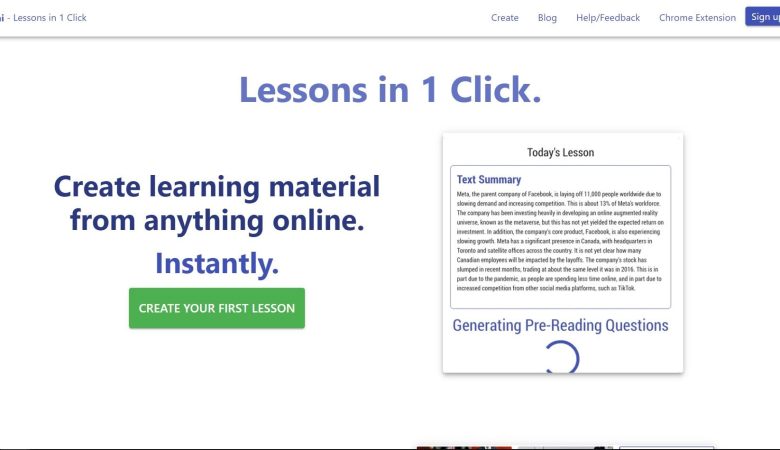 A New Approach to Online Educational Content