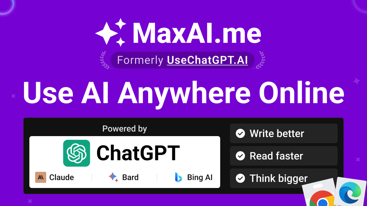 MaxAI.me: The Ultimate AI Integration Tool Online