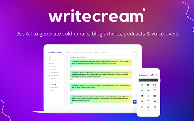 Writecream: Future's Blueprint for AI Content Creation