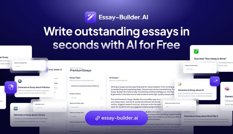 Academic Success Redefined: Unleash Excellence with Essay-Builder.ai