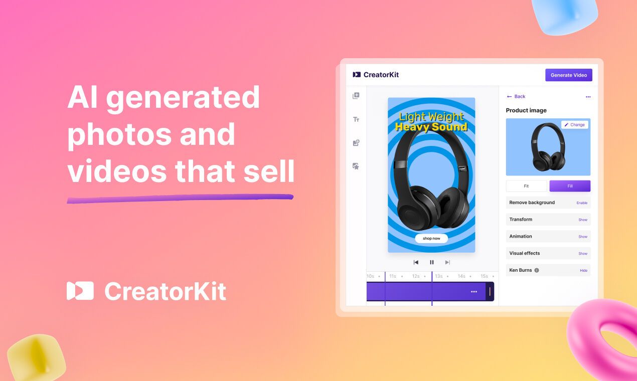 CreatorKit's AI: Your eCommerce Visuals' Secret Weapon