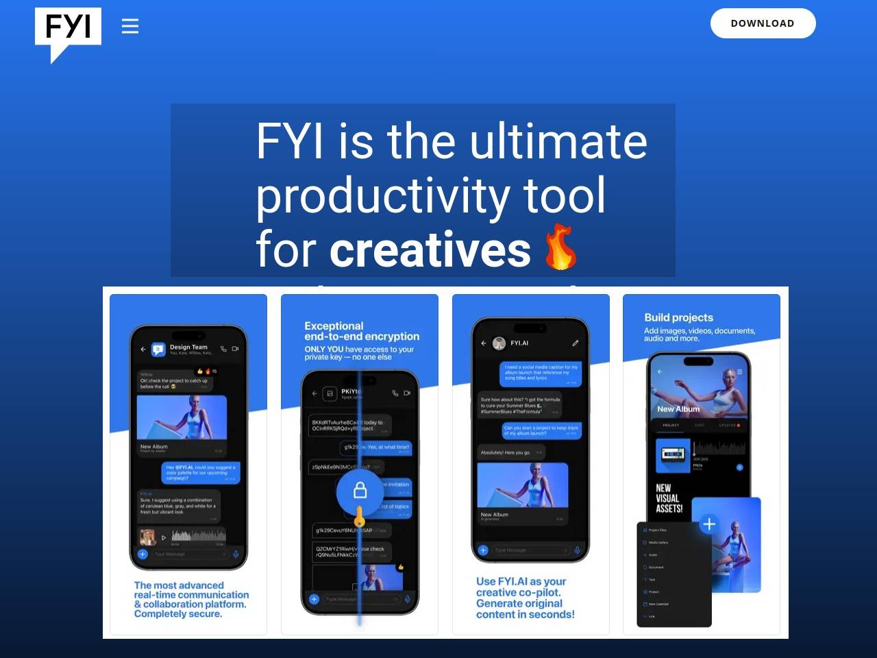 Achieve Creative Excellence and Productivity with FYI.AI