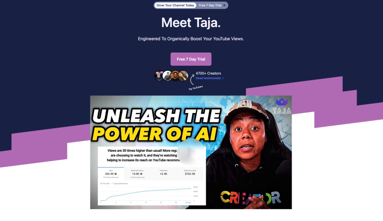 Taja.ai: AI's YouTube Transformation for Content Creators