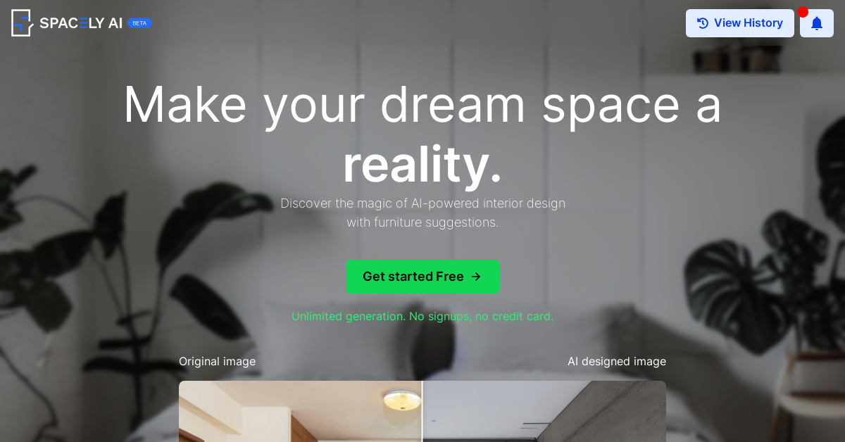 Home Harmony Redefined: Spacely AI's Design Elegance