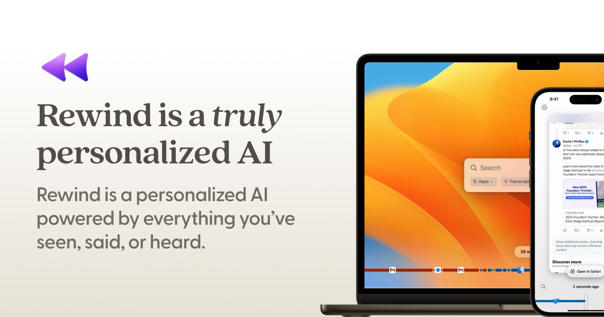 Mind's Melody: Rewind.ai's Symphony of Productivity