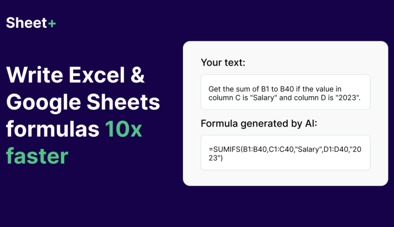 Cerebral Sheets: Navigate Complexity with Sheet+ Formula Sorcery