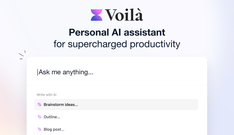 Voilà AI:Redefining the Art of Work