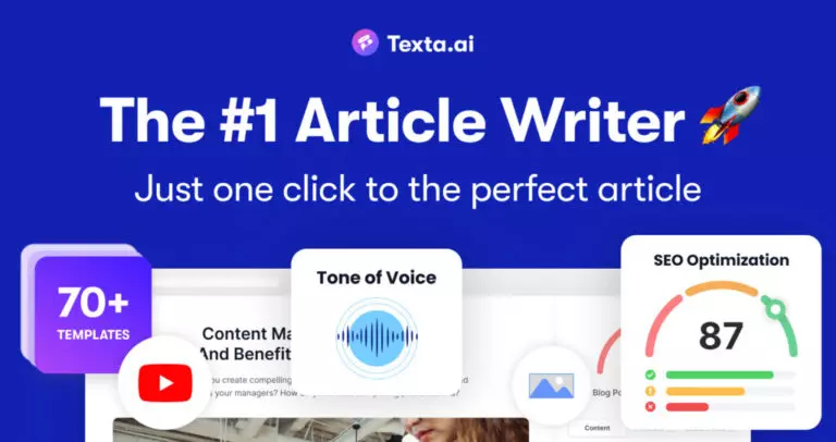 Texta AI Writer: Your One-Click Content Solution