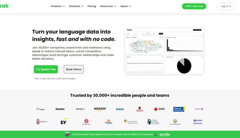 Speak AI: Transform Your Meetings with Smart Data Analysis