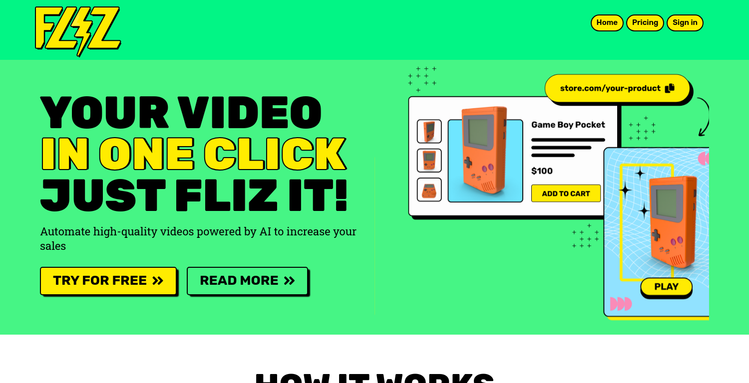 Fliz.ai: Accelerate Your Video Marketing Efforts with AI Technology