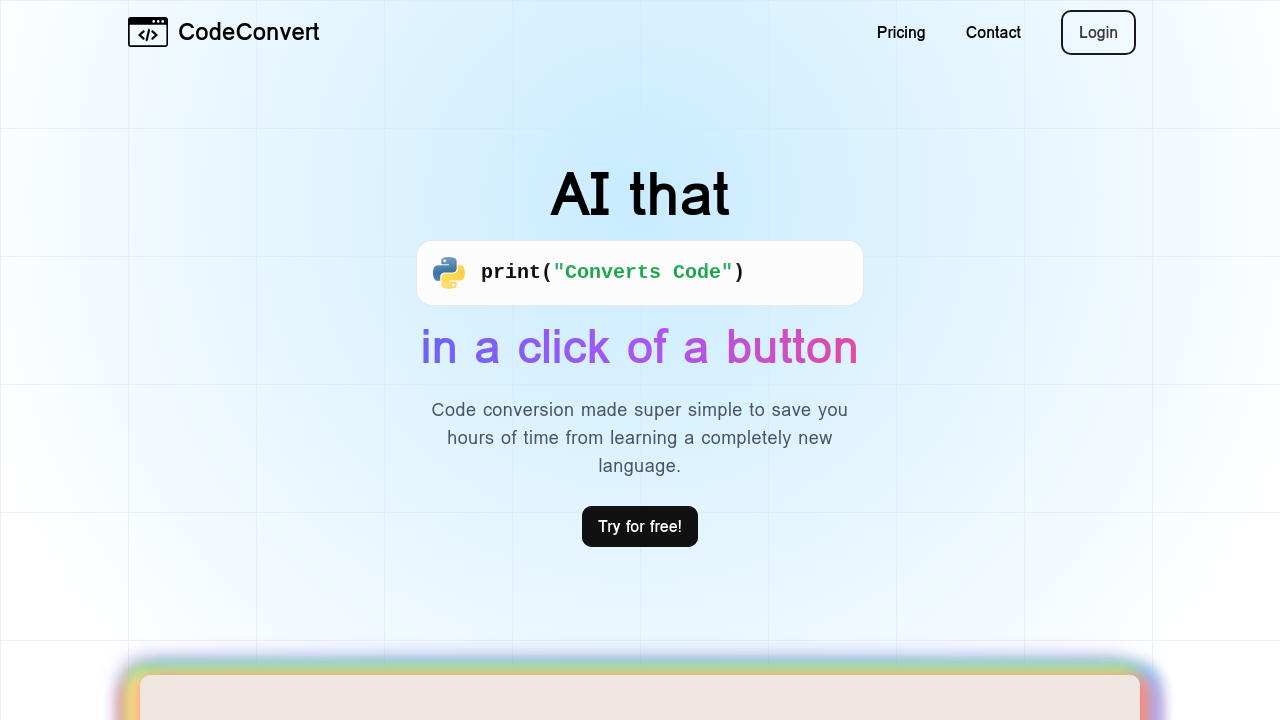 CodeConvert.ai: Multi-Language Code Conversion Solution