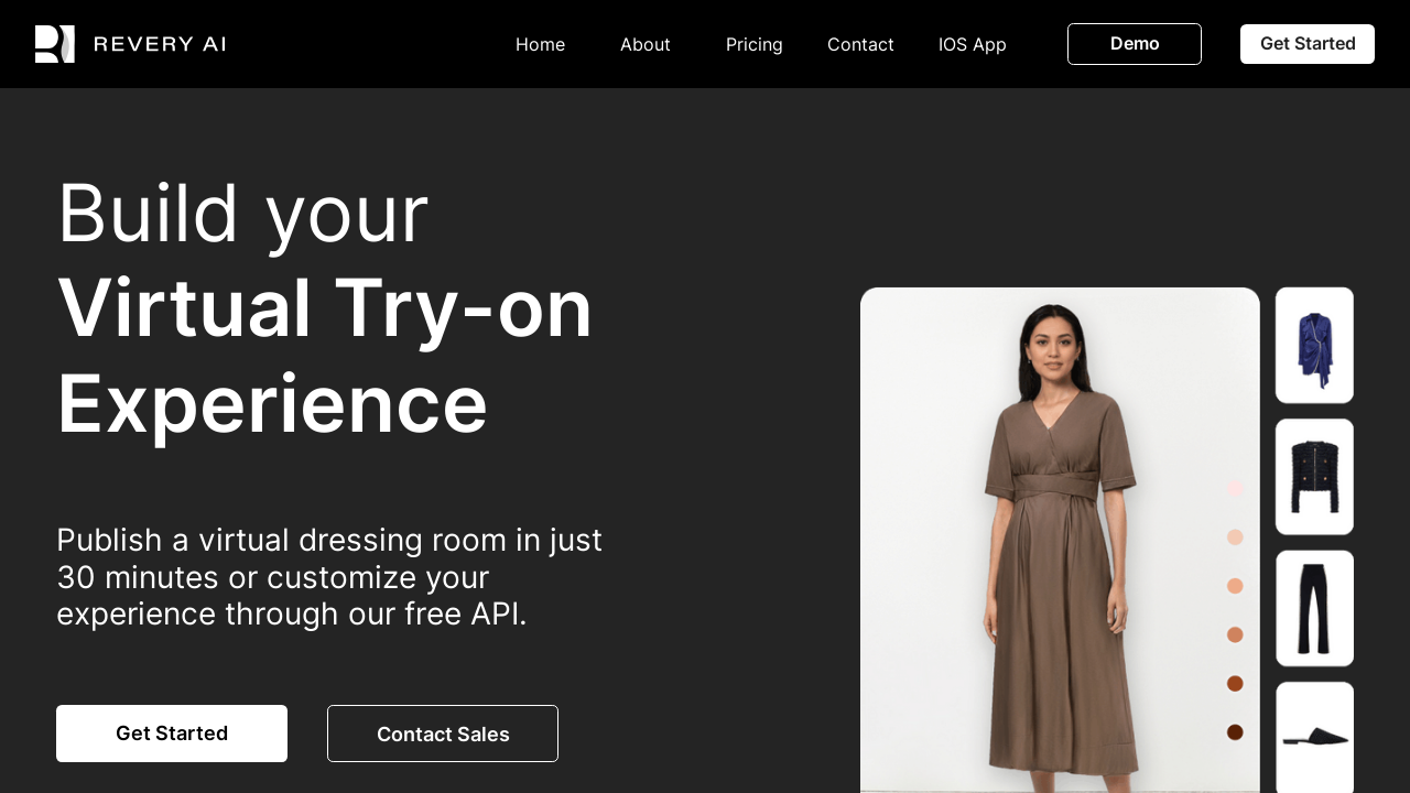 Revery.ai: Virtual Dressing Room with Virtual Try-On Experiences