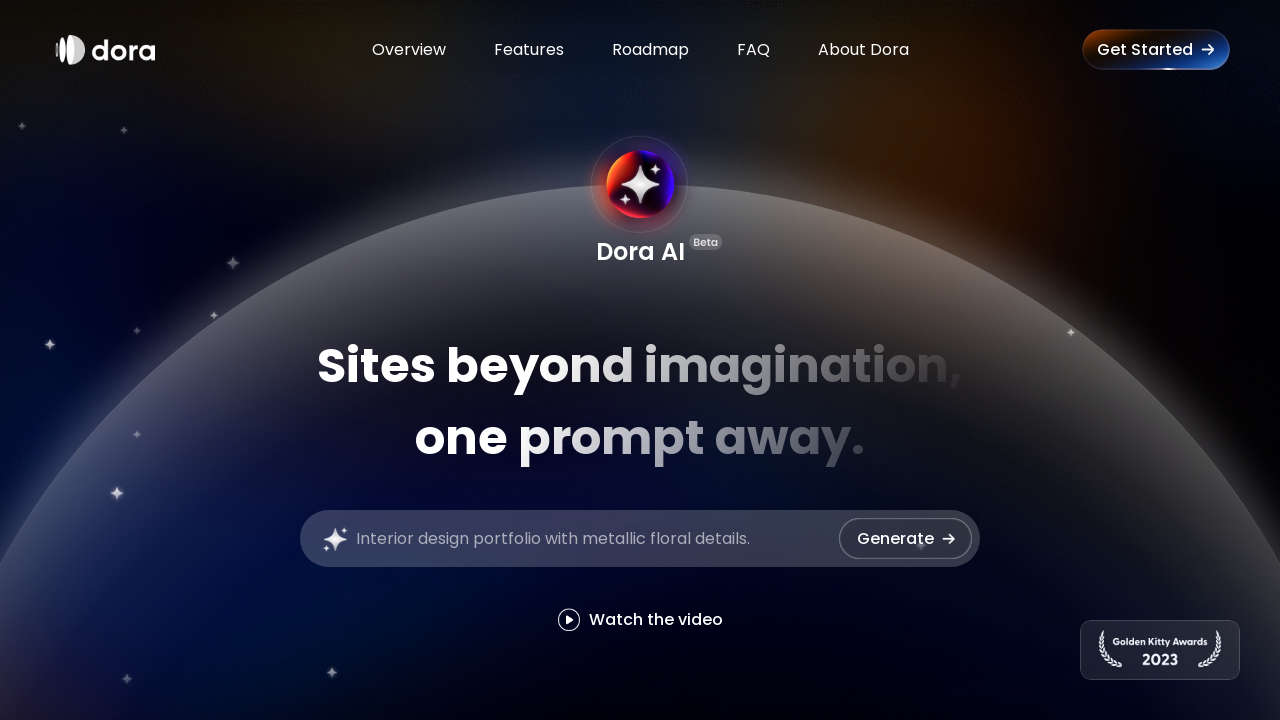 Dora AI: Instant Websites Tailored to Your Prompts