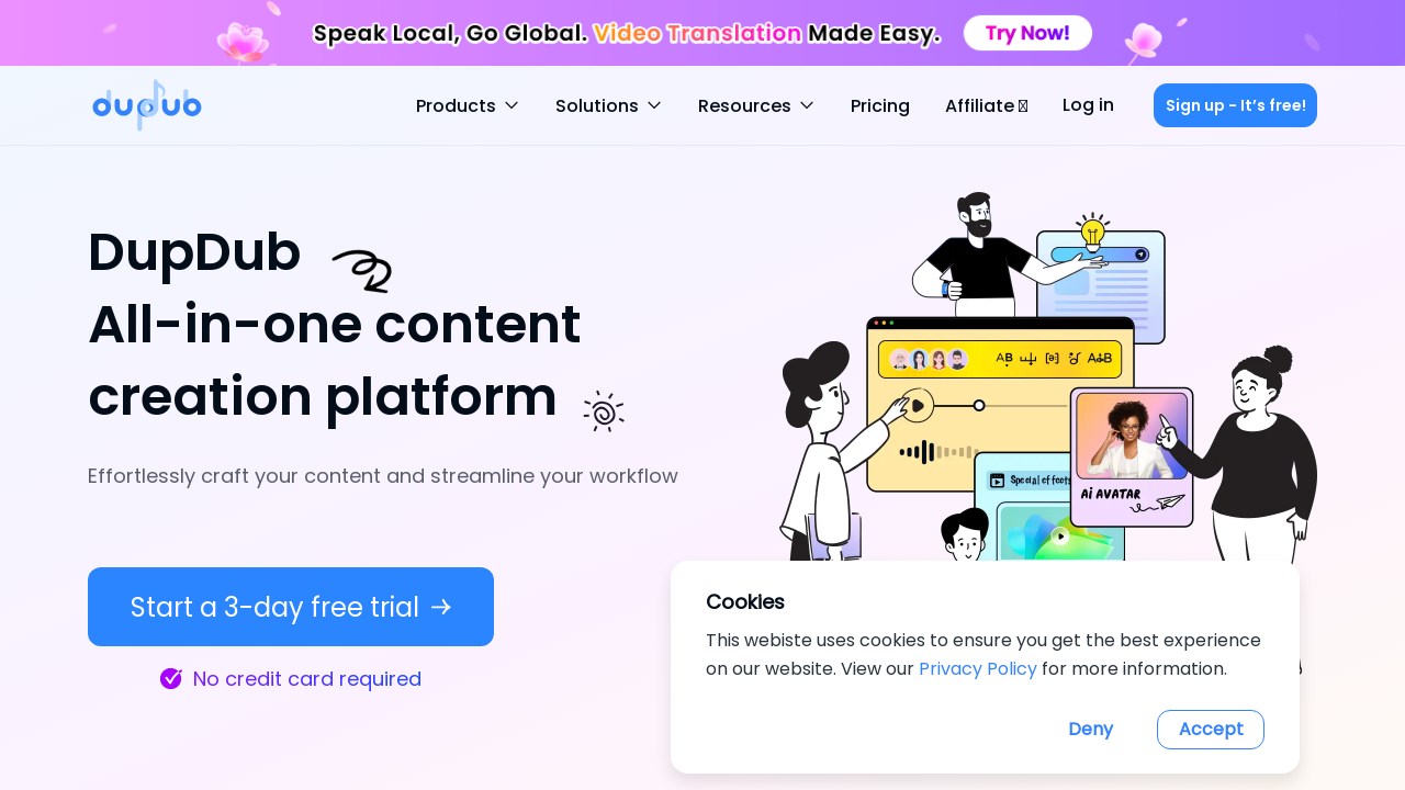 DupDub: AI-Powered Content Creation Suite Unveiled