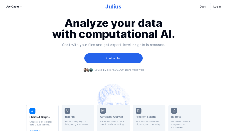 Julius AI: Streamlines data analysis for informed decision-making