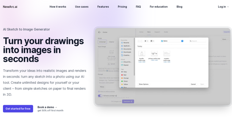 NewArc AI: Convert Sketches to Stunning Images in Seconds