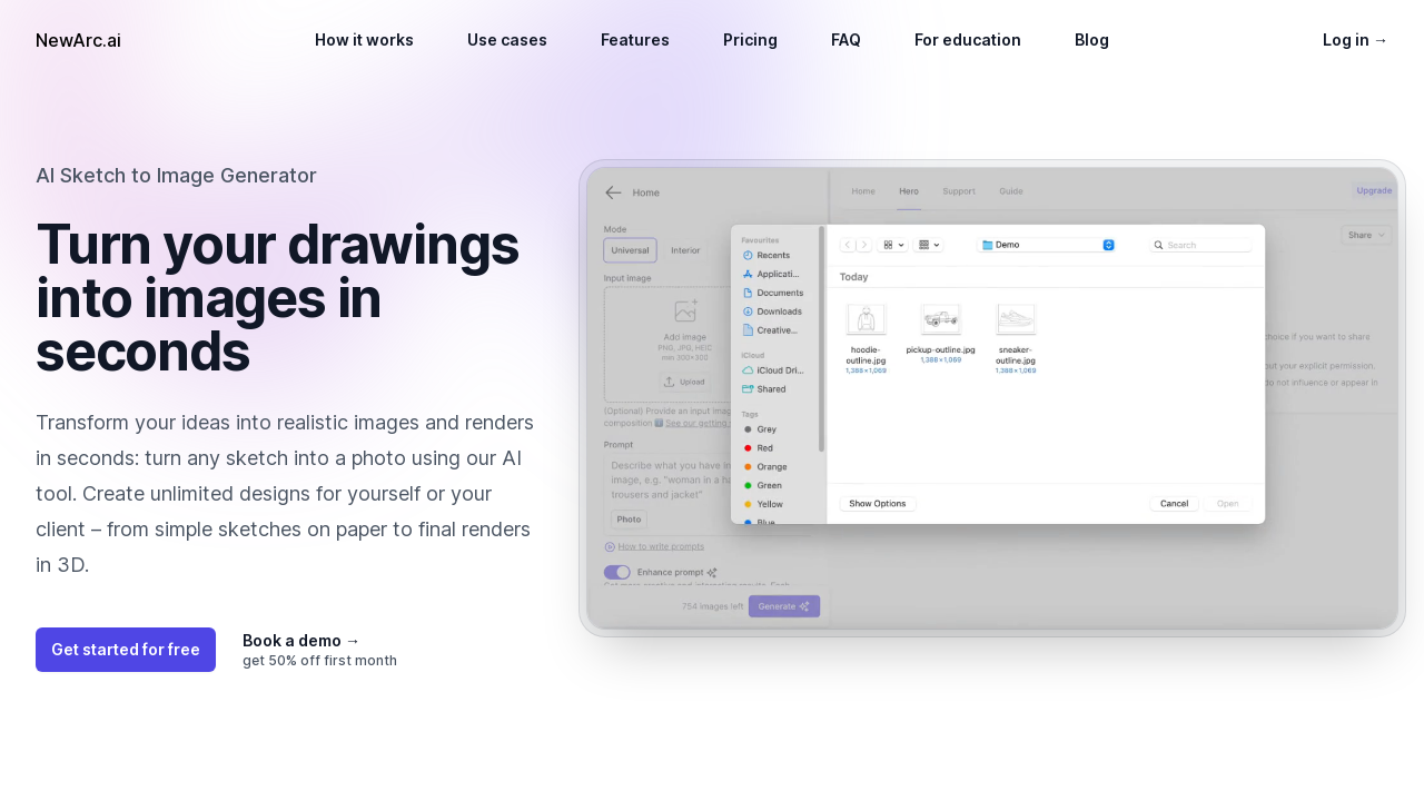 NewArc AI: Convert Sketches to Stunning Images in Seconds