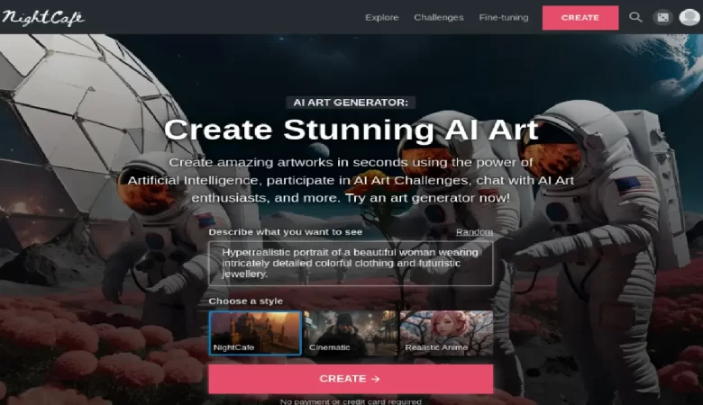 NightCafe Studio: AI Art Generator Community Hub