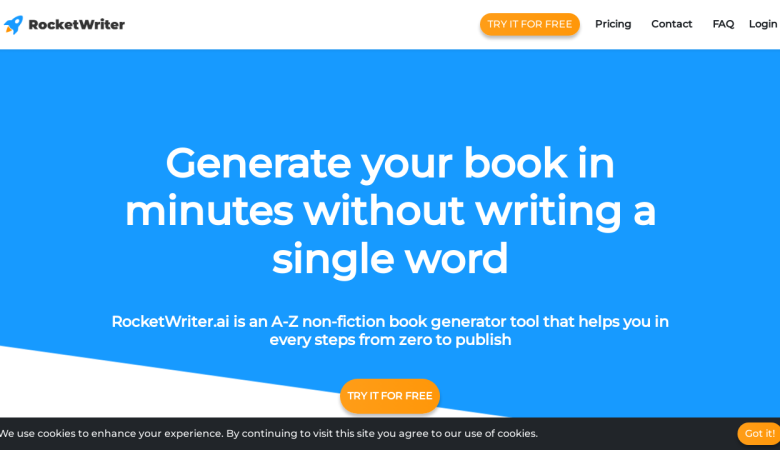RocketWriter.ai: Instantly Generate Books Without Writing