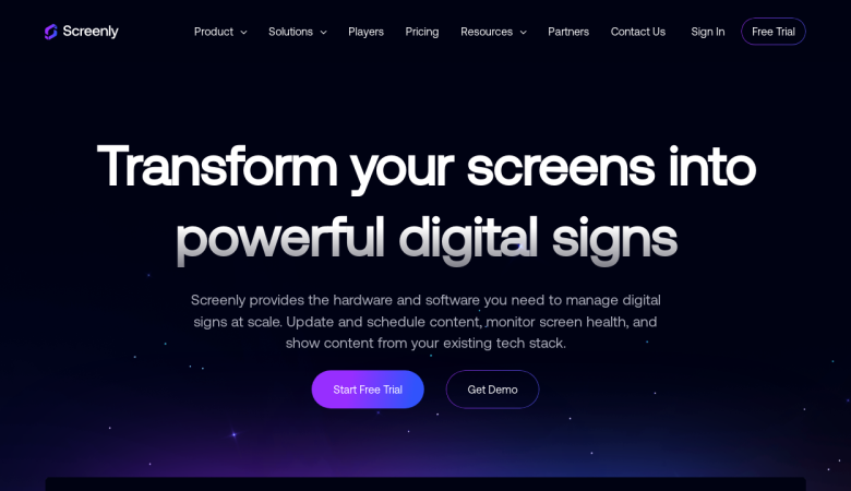Screenly: Empower Seamless Digital Signage Management