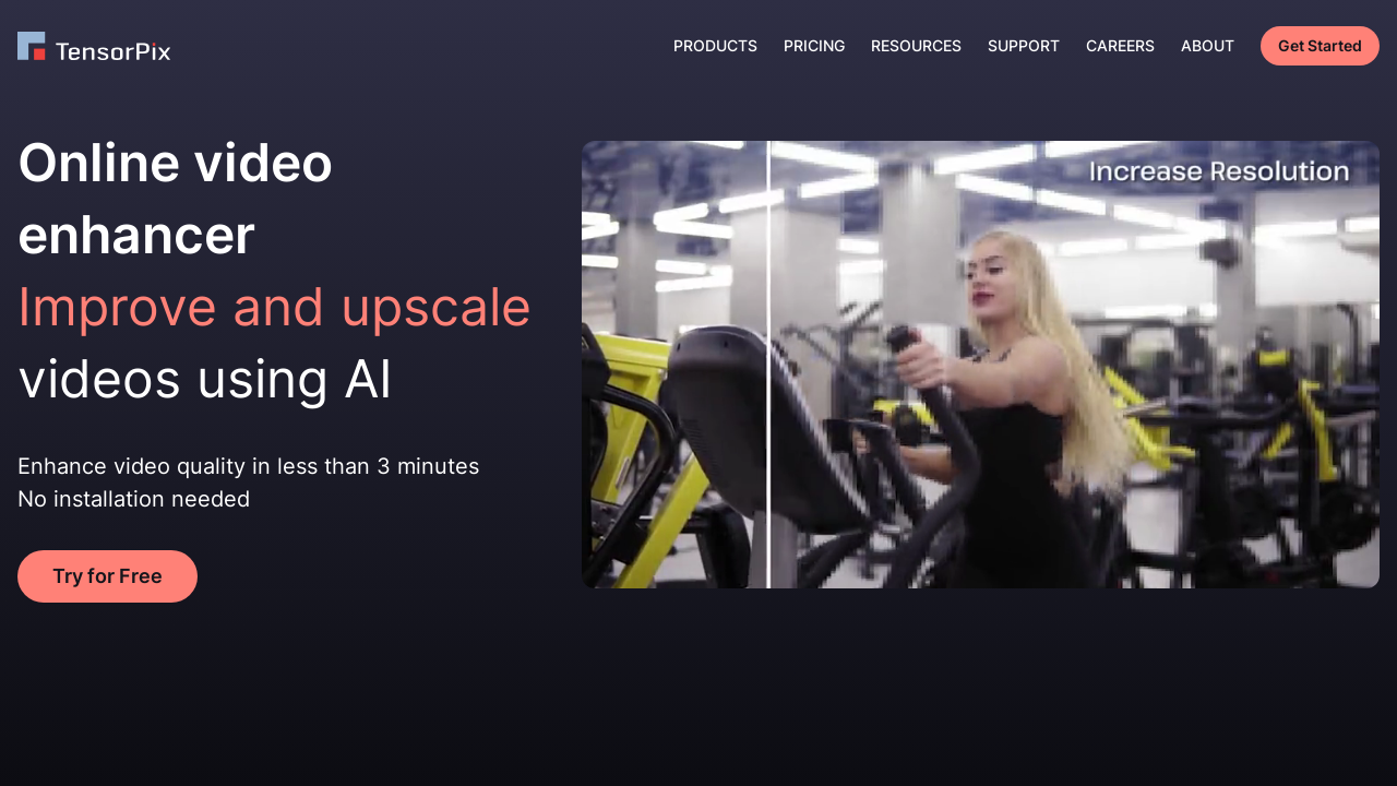 TensorPix.AI: Enhance Videos with AI Upscaling