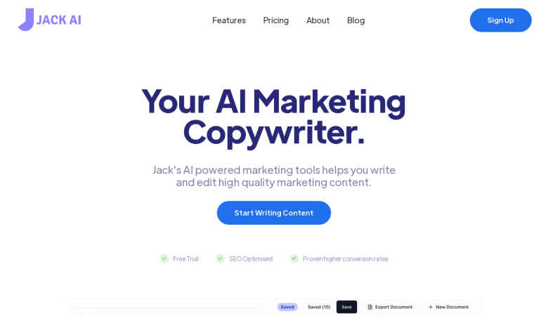 UseJackAI: Engage Audiences with Instant Marketing Content