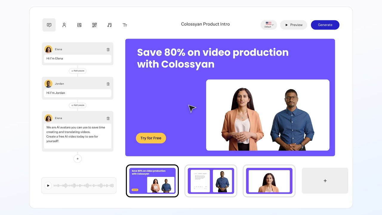 Colossyan: AI Video Platform for Interactive Learning Videos