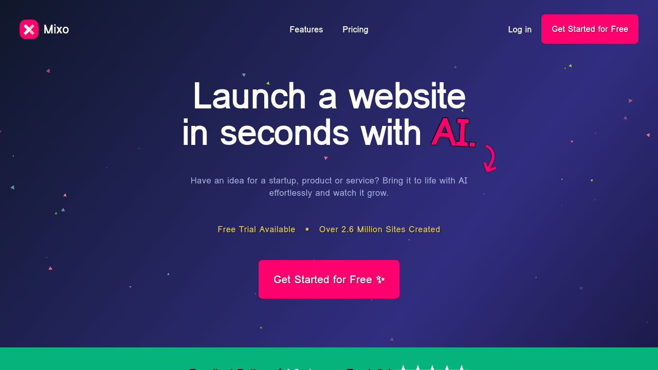 Mixo.io: Generate SEO-Optimized Websites Quickly and Easily