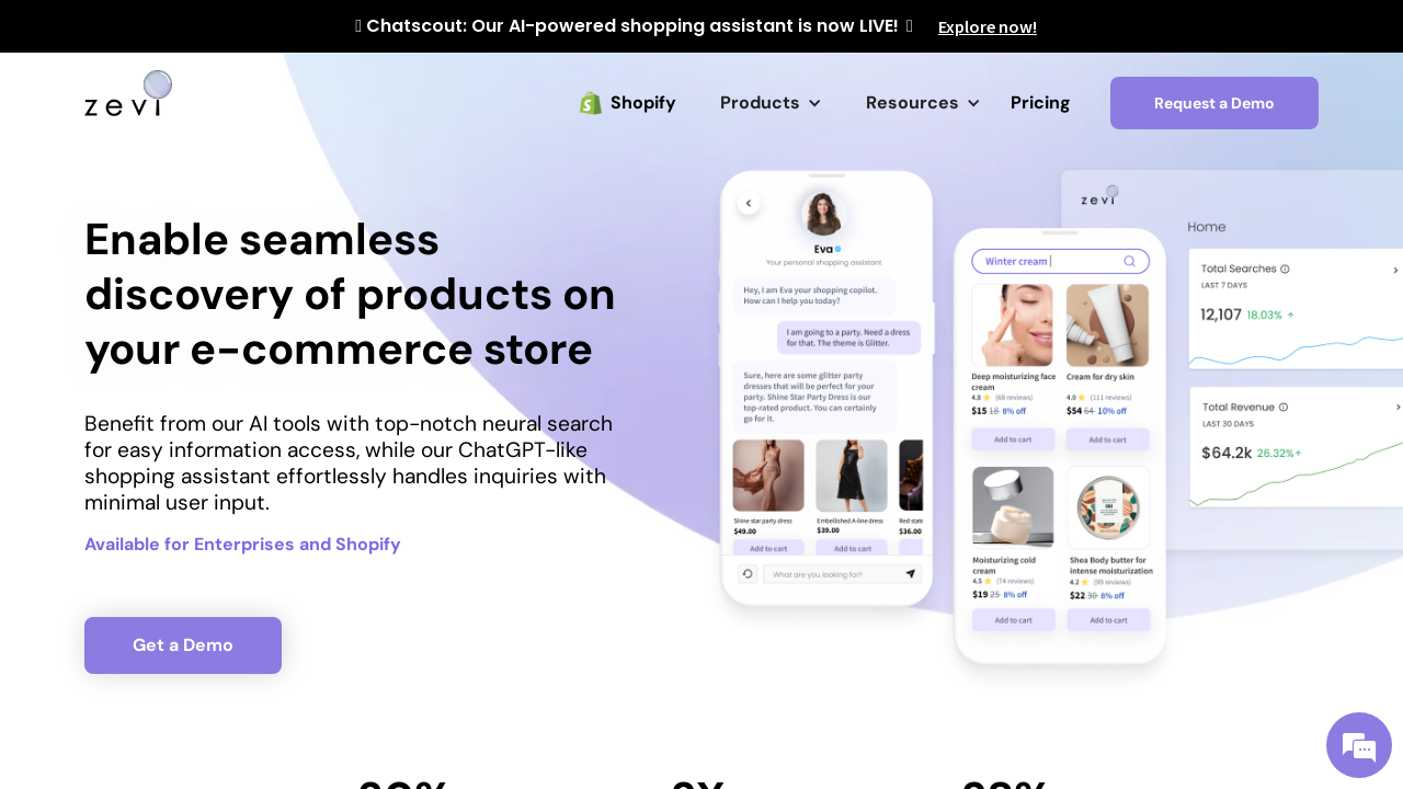 Zevi.ai: Boost E-commerce with AI Search & Chat Assistant