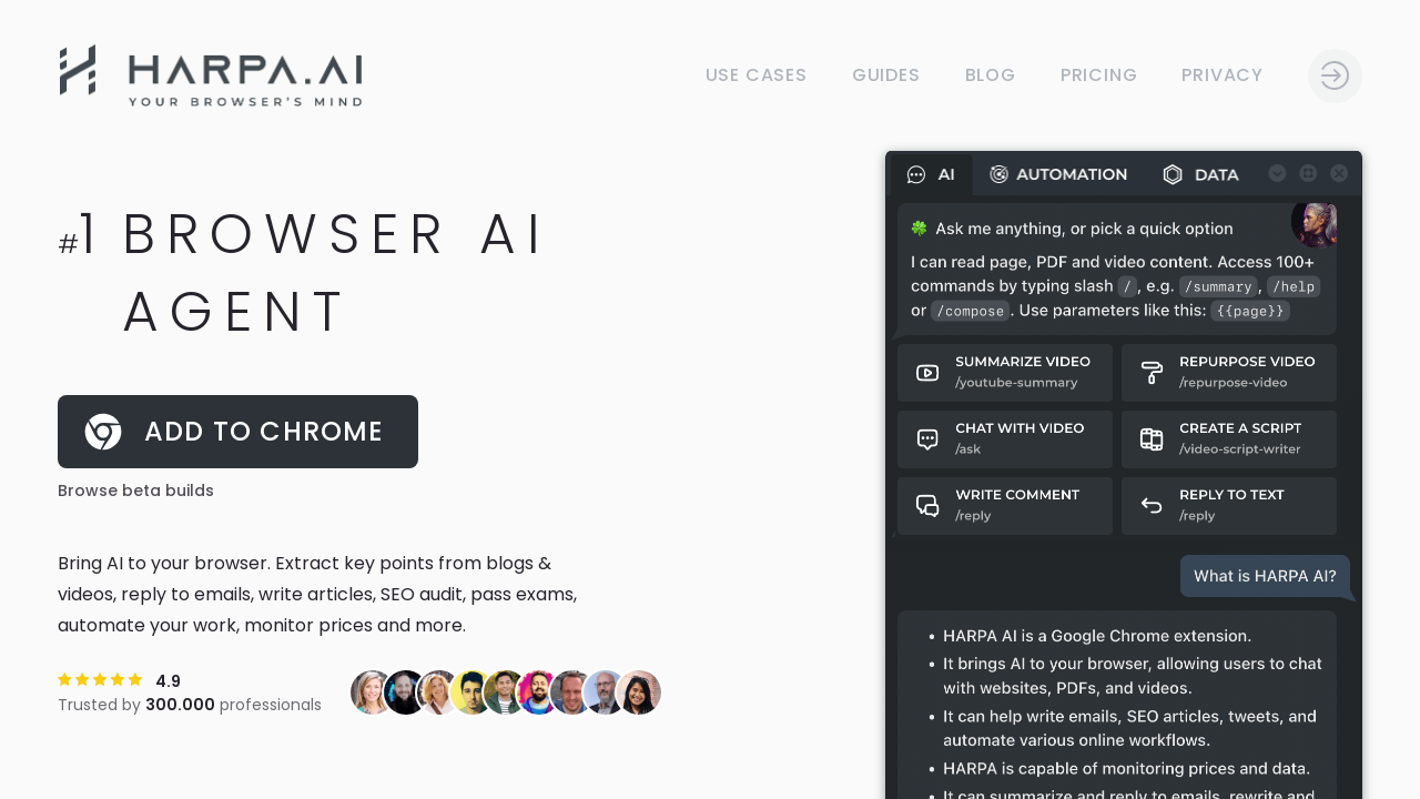 HARPA.AI: Supercharge Your Browser with AI Automation Tools