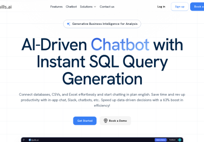 Quills.ai: AI-Driven Data Management & Instant SQL Queries