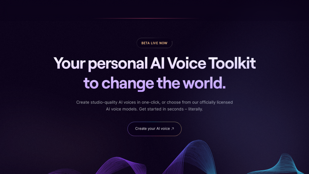 Revocalize.ai: AI Voice Toolkit for Musicians & Creators