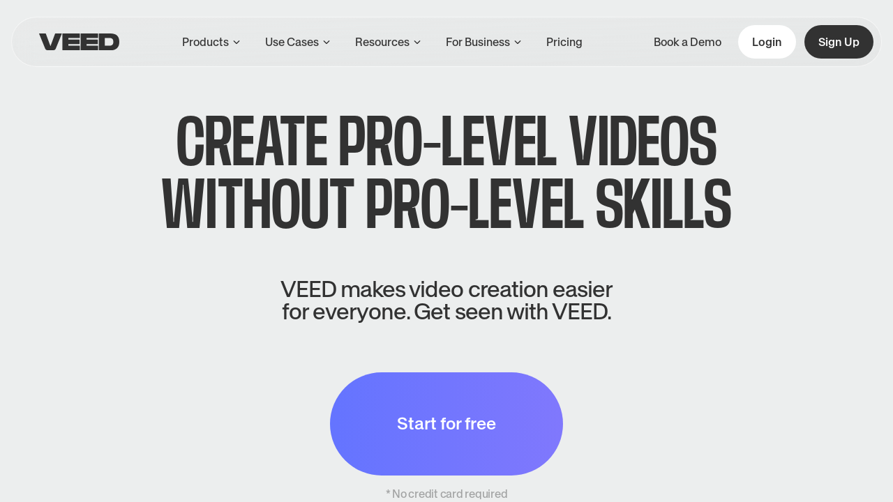 Veed.io: Pro-Level Videos Easily with AI-Powered Tools