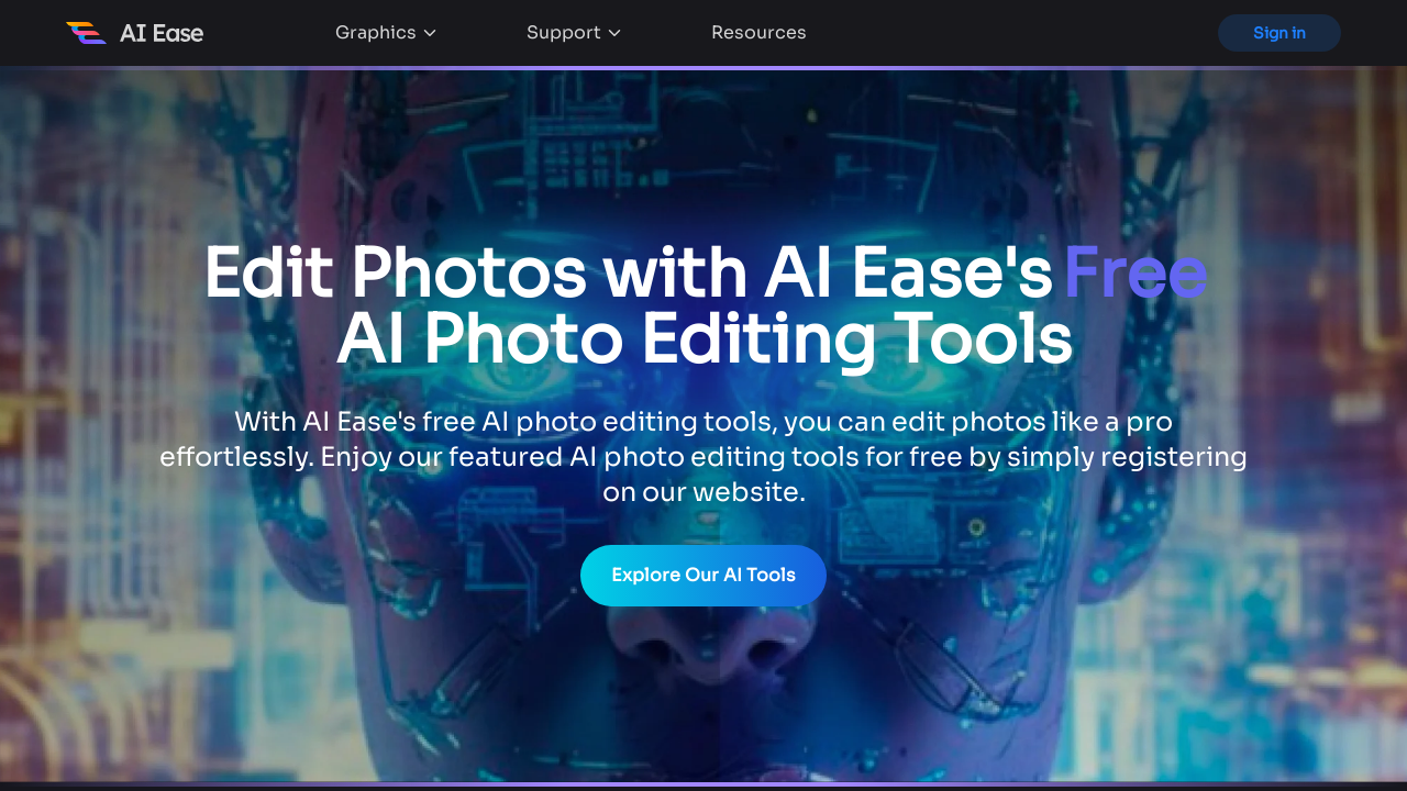 AI Ease: Best Free AI Photo Editing & Enhancement Tools