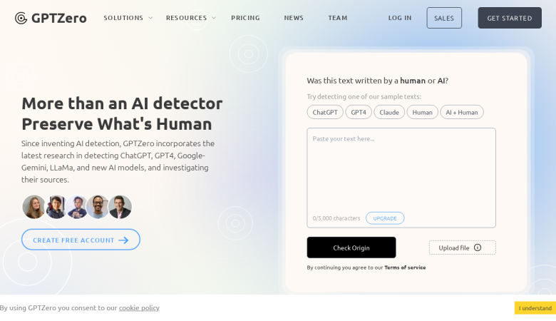 GPTZero: AI Detector for Human-Written Content Verification