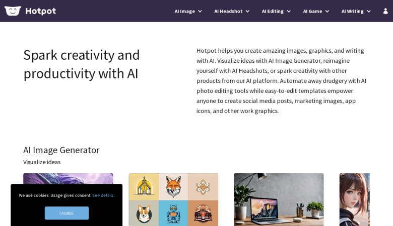 Hotpot.ai: AI Image, Art & Logo Generators for Creativity