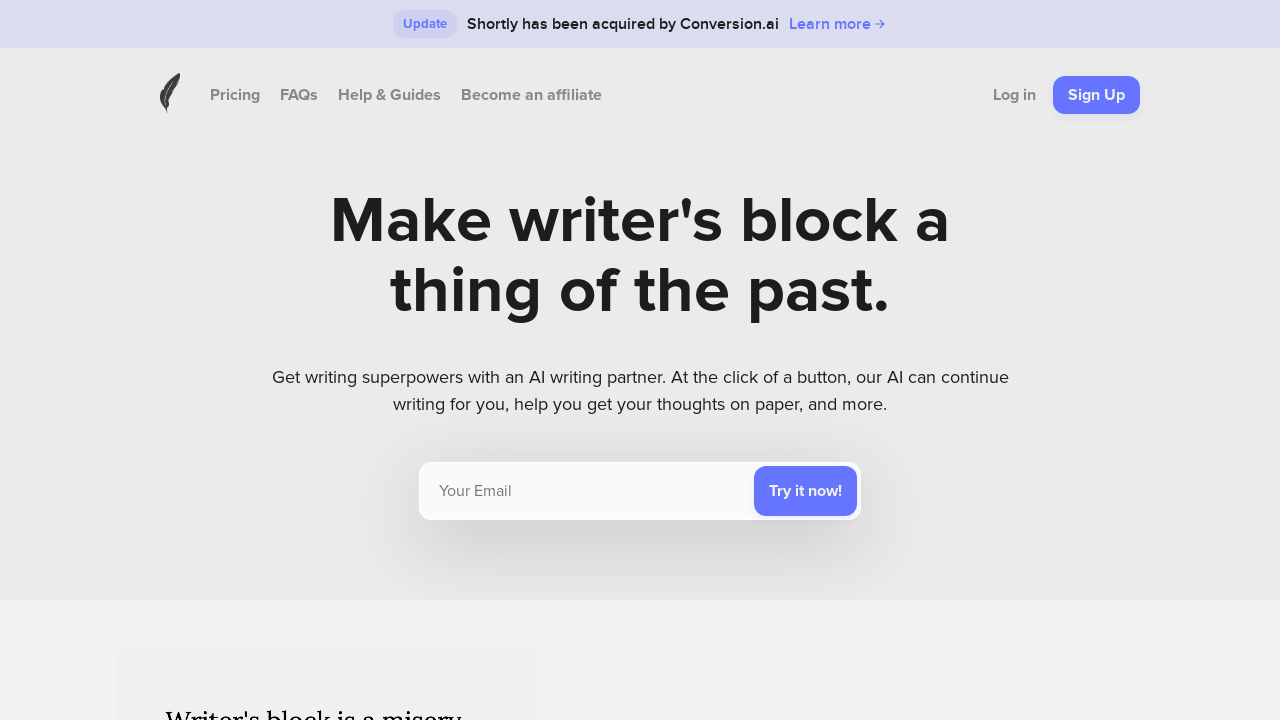 ShortlyAI: The Ultimate AI Writing Partner for Every Writer