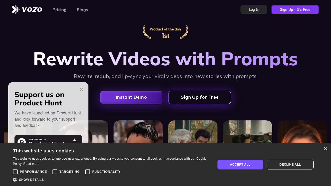 Vozo.ai: AI-Powered Video Editing, Translation, and Lip-Sync