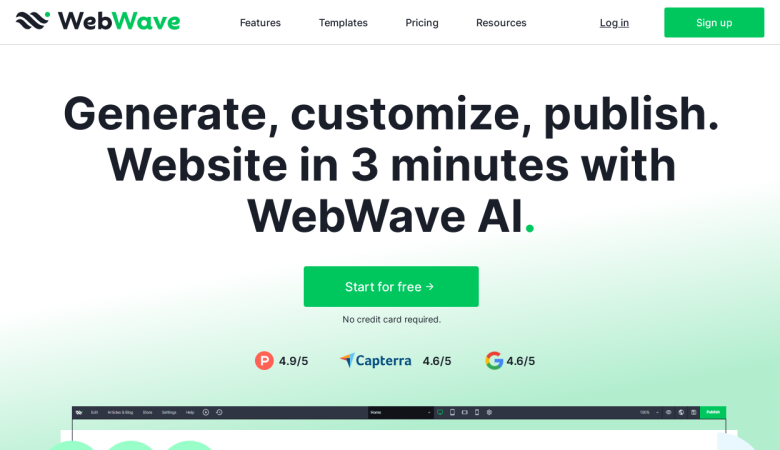 WebWave: AI Website Builder for Fast, Customizable Sites