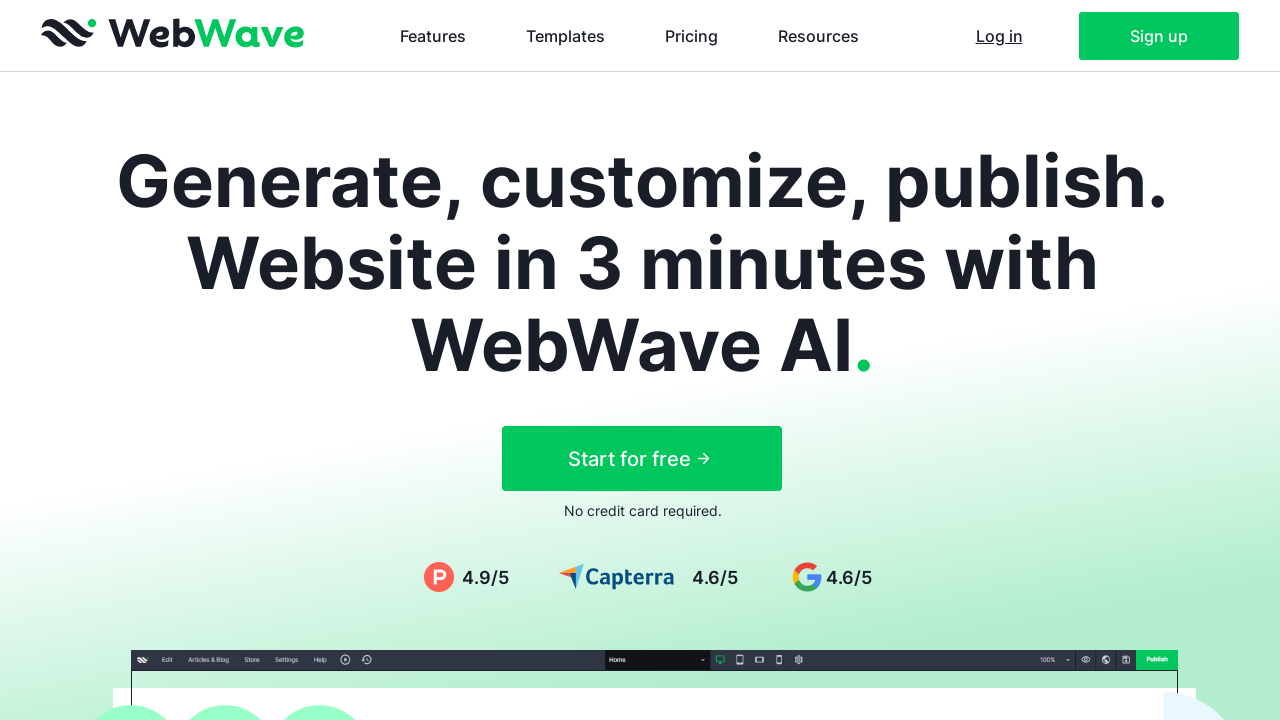 WebWave: AI Website Builder for Fast, Customizable Sites